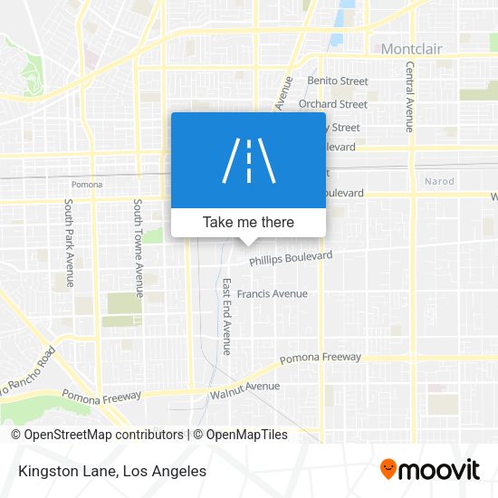 Mapa de Kingston Lane