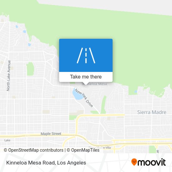 Mapa de Kinneloa Mesa Road