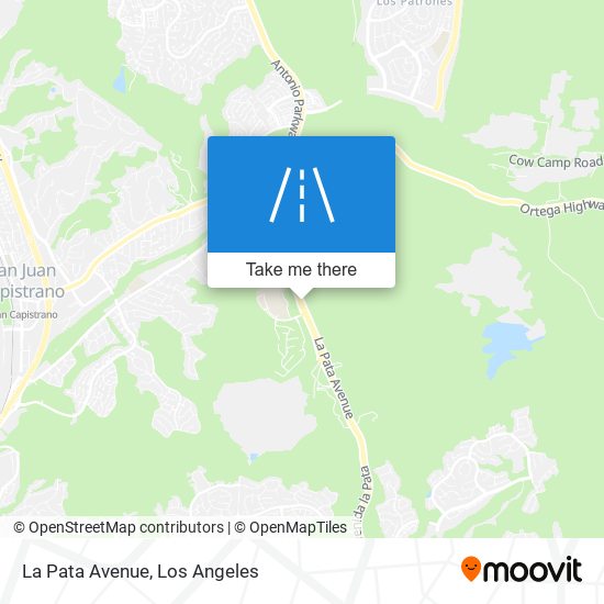 La Pata Avenue map