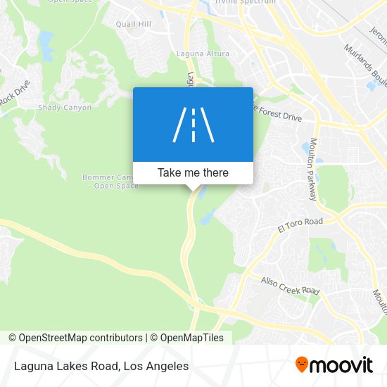 Laguna Lakes Road map
