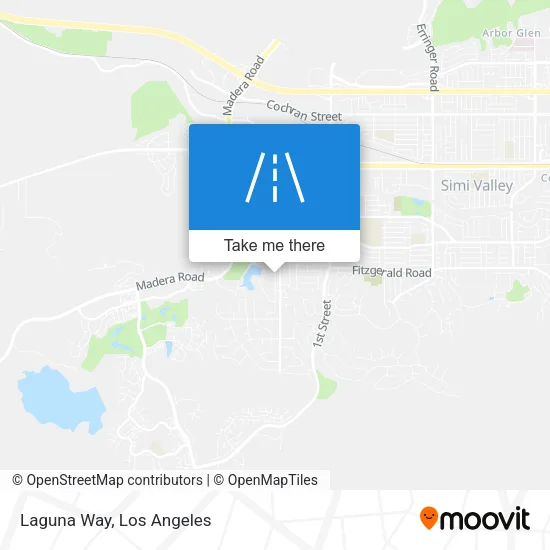 Laguna Way map