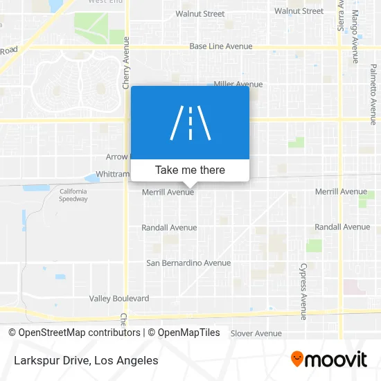 Larkspur Drive map