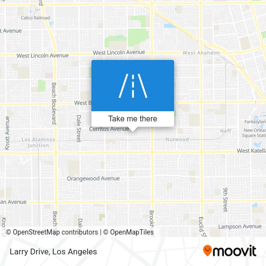 Mapa de Larry Drive