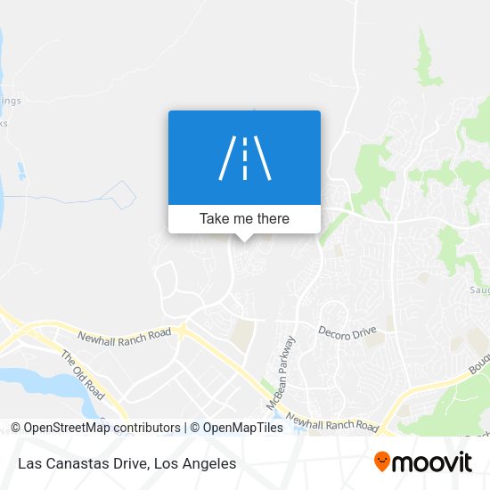 Mapa de Las Canastas Drive