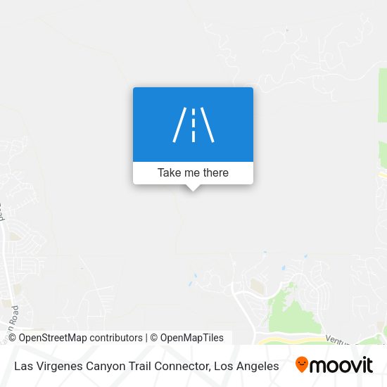 Las Virgenes Canyon Trail Connector map
