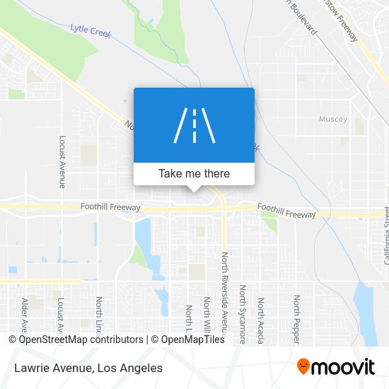 Mapa de Lawrie Avenue