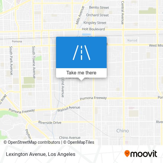 Lexington Avenue map