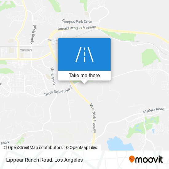 Mapa de Lippear Ranch Road