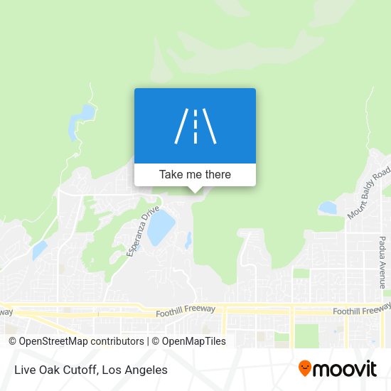 Mapa de Live Oak Cutoff