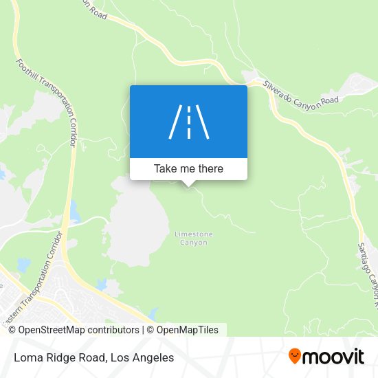 Mapa de Loma Ridge Road
