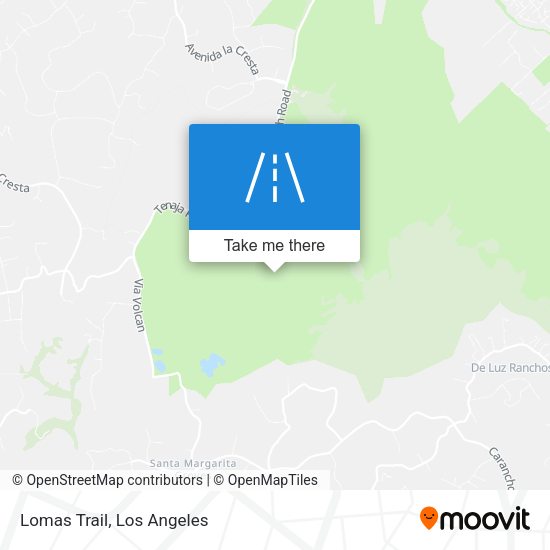 Lomas Trail map