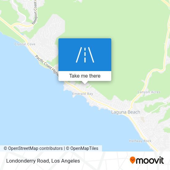 Londonderry Road map