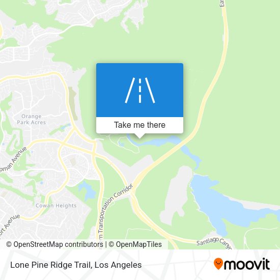 Mapa de Lone Pine Ridge Trail