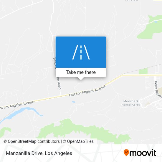 Manzanilla Drive map