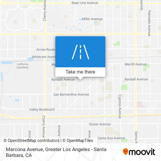 Mapa de Marcona Avenue