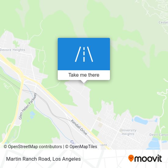 Mapa de Martin Ranch Road