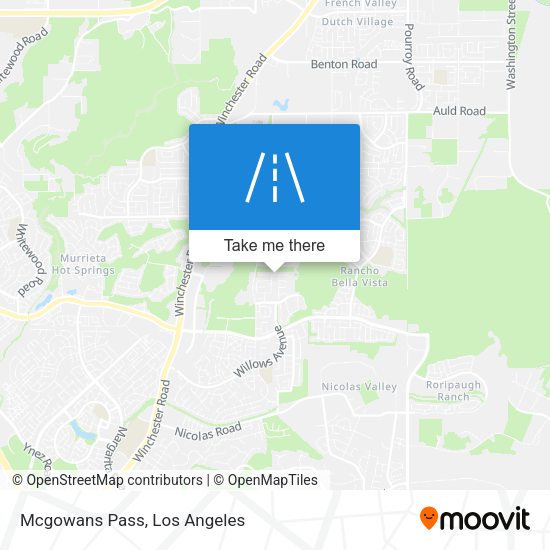 Mapa de Mcgowans Pass