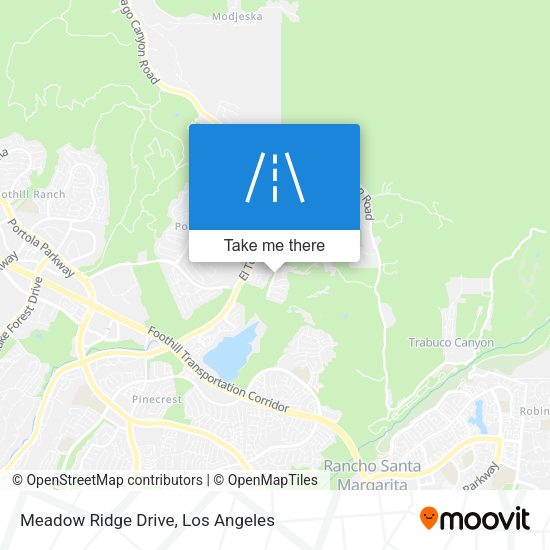 Mapa de Meadow Ridge Drive