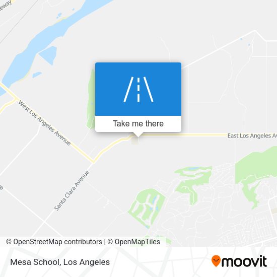 Mesa School map