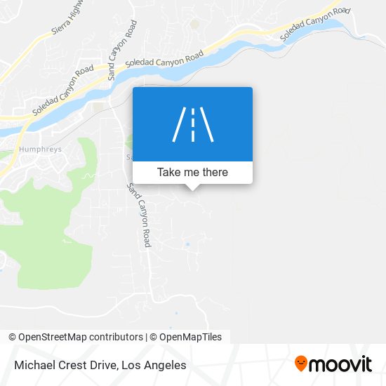 Michael Crest Drive map