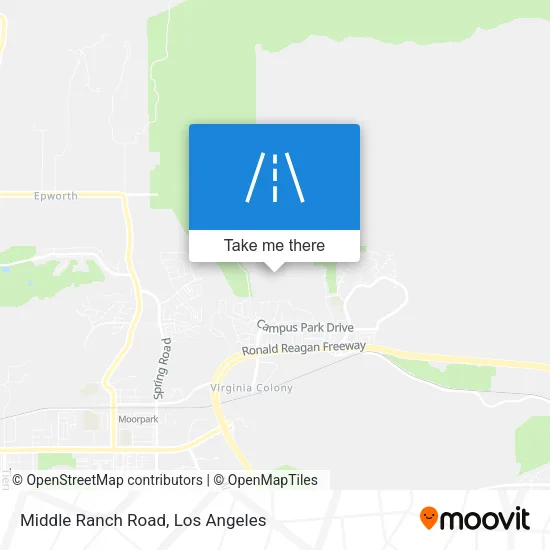 Middle Ranch Road map