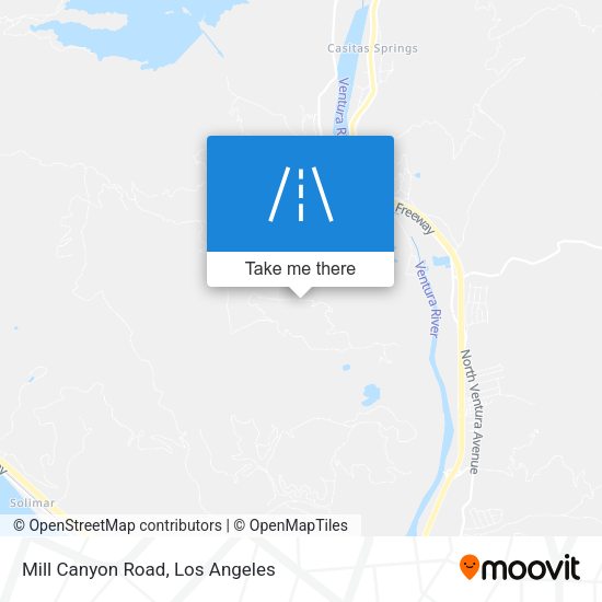 Mapa de Mill Canyon Road