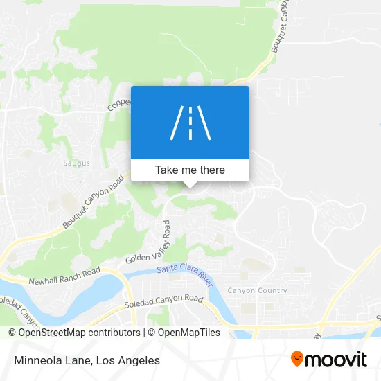 Minneola Lane map
