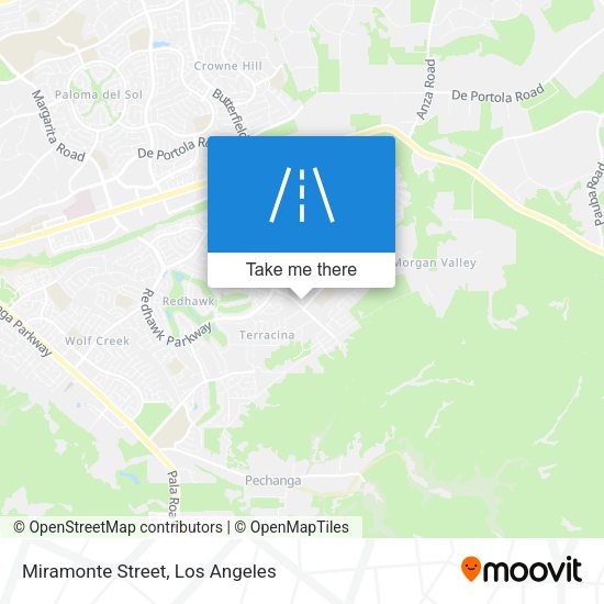 Miramonte Street map