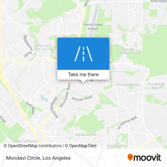 Mondavi Circle map