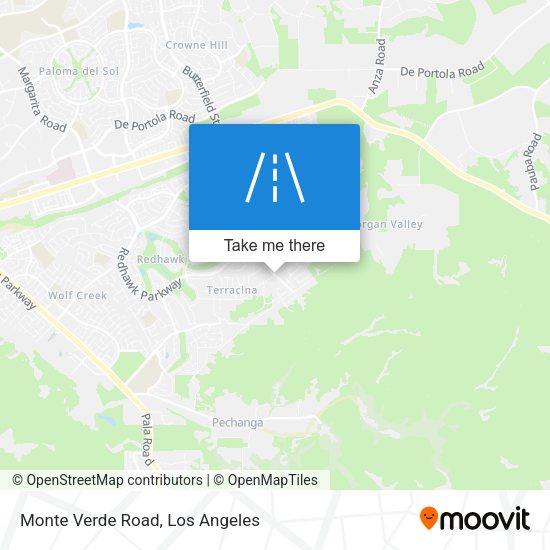 Monte Verde Road map