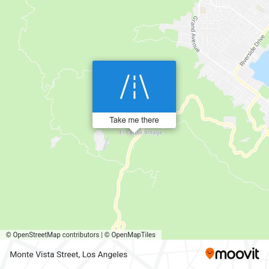 Mapa de Monte Vista Street