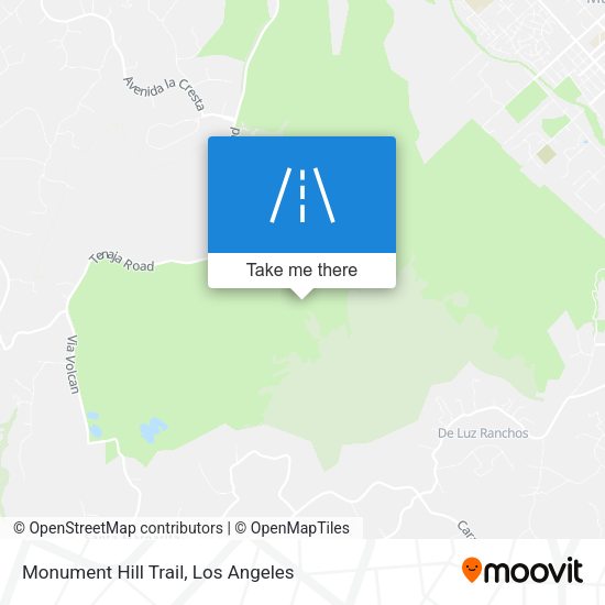 Monument Hill Trail map