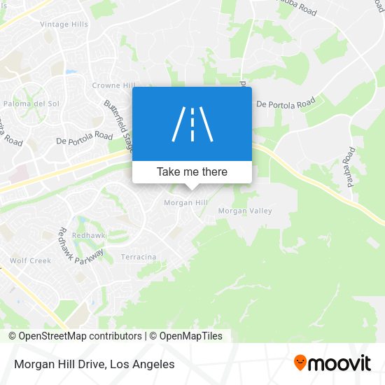 Mapa de Morgan Hill Drive