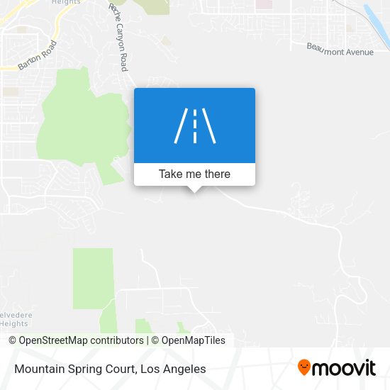 Mapa de Mountain Spring Court