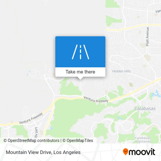 Mountain View Drive map