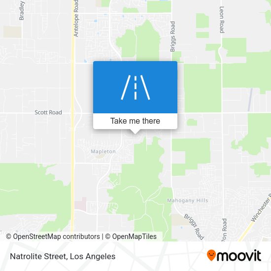Natrolite Street map