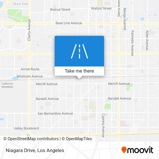 Mapa de Niagara Drive