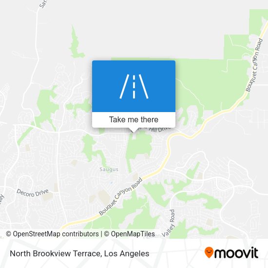 Mapa de North Brookview Terrace