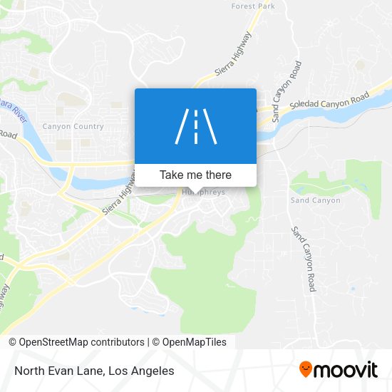 Mapa de North Evan Lane