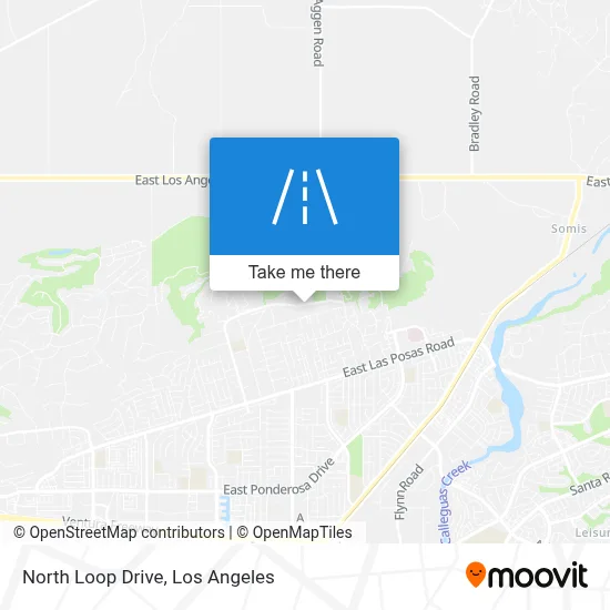 North Loop Drive map