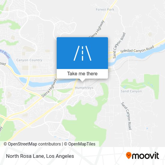 North Rosa Lane map