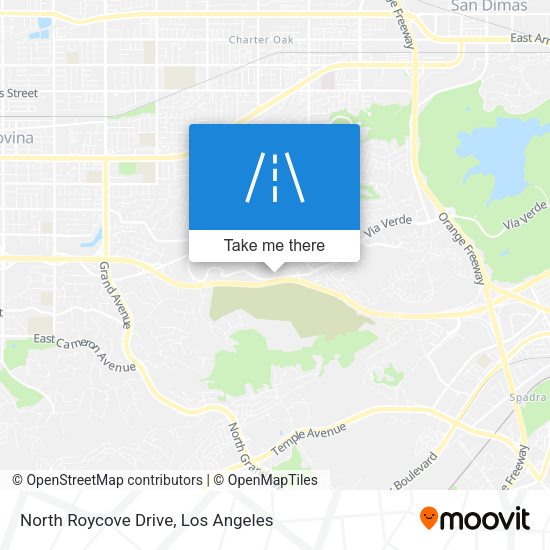 North Roycove Drive map