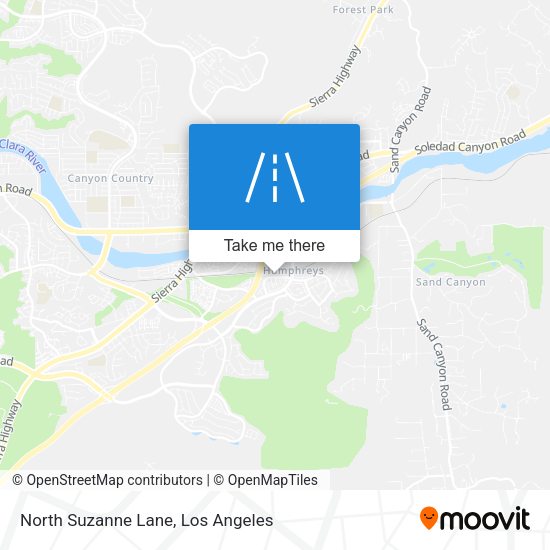 North Suzanne Lane map