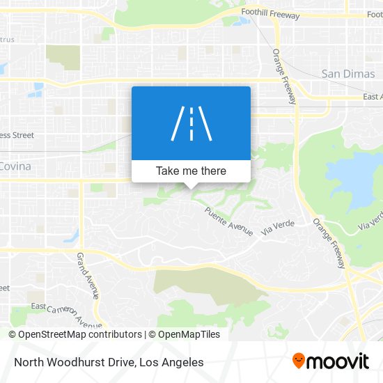 North Woodhurst Drive map