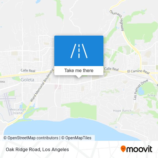 Mapa de Oak Ridge Road