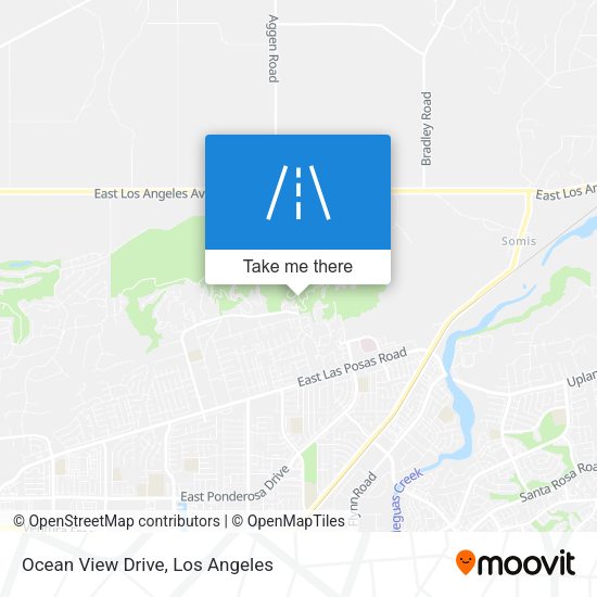 Ocean View Drive map