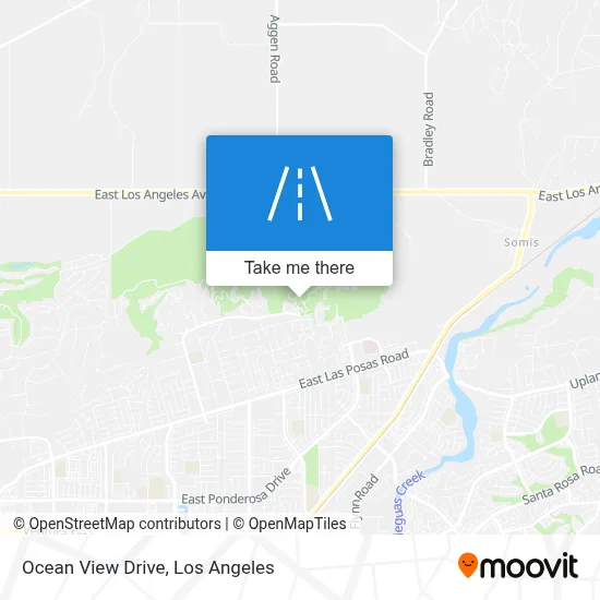 Ocean View Drive map