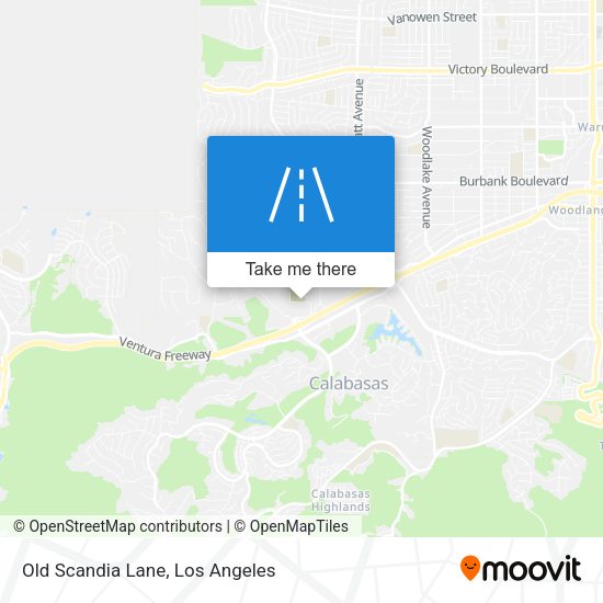 Old Scandia Lane map