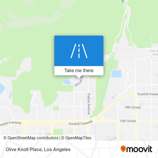 Mapa de Olive Knoll Place