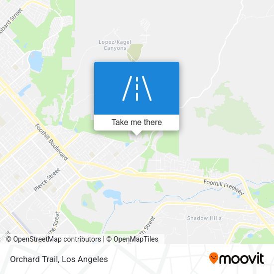 Mapa de Orchard Trail
